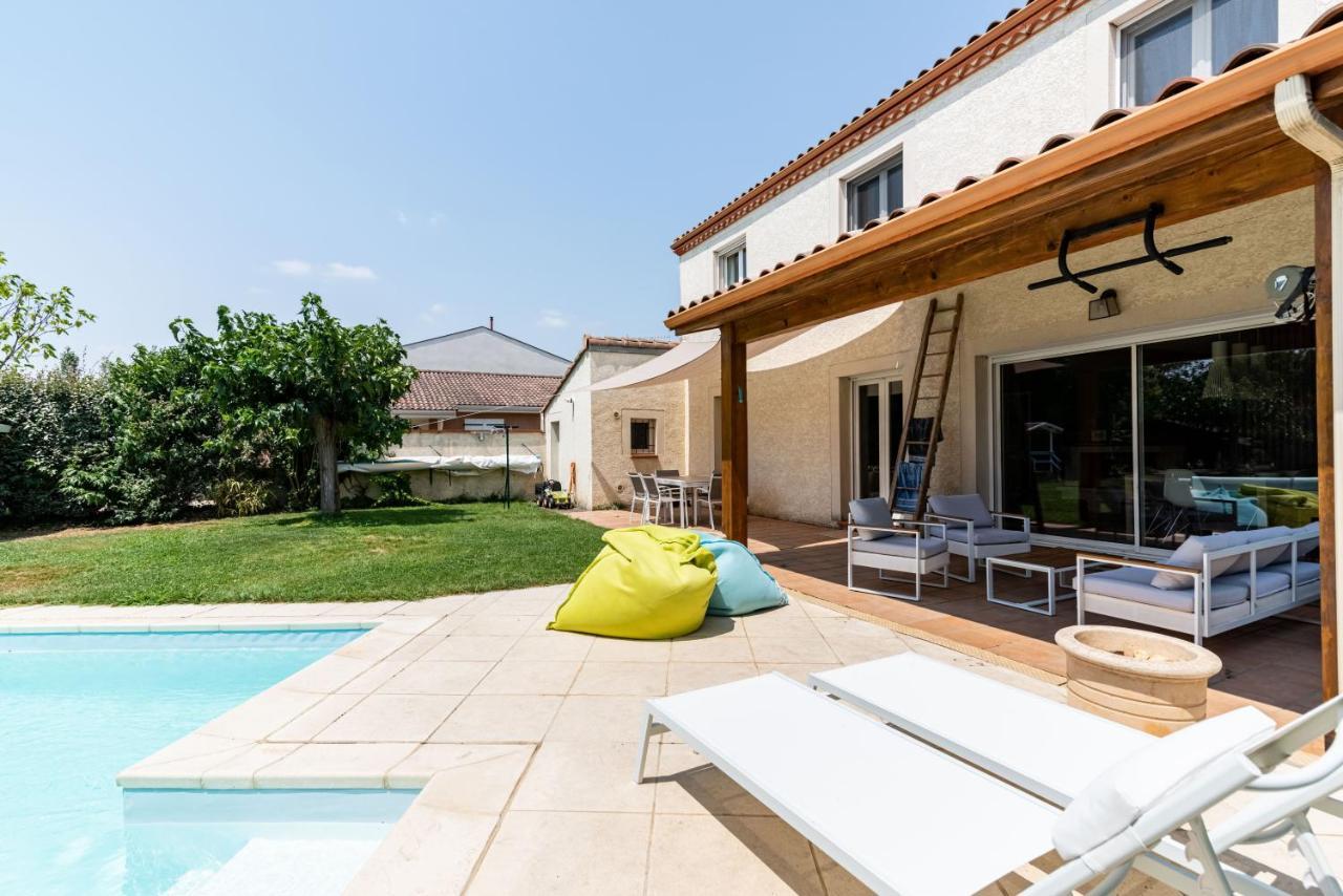 Villa Signoret - Belle maison avec piscine à Toulouse Extérieur photo